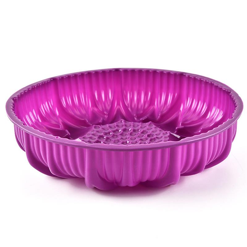 10 Inch Round Sunflower Silicone Birthday Cake Baking Pans Handmade Bread Loaf Pizza Toast Tray Silicone Cake Baking Molds