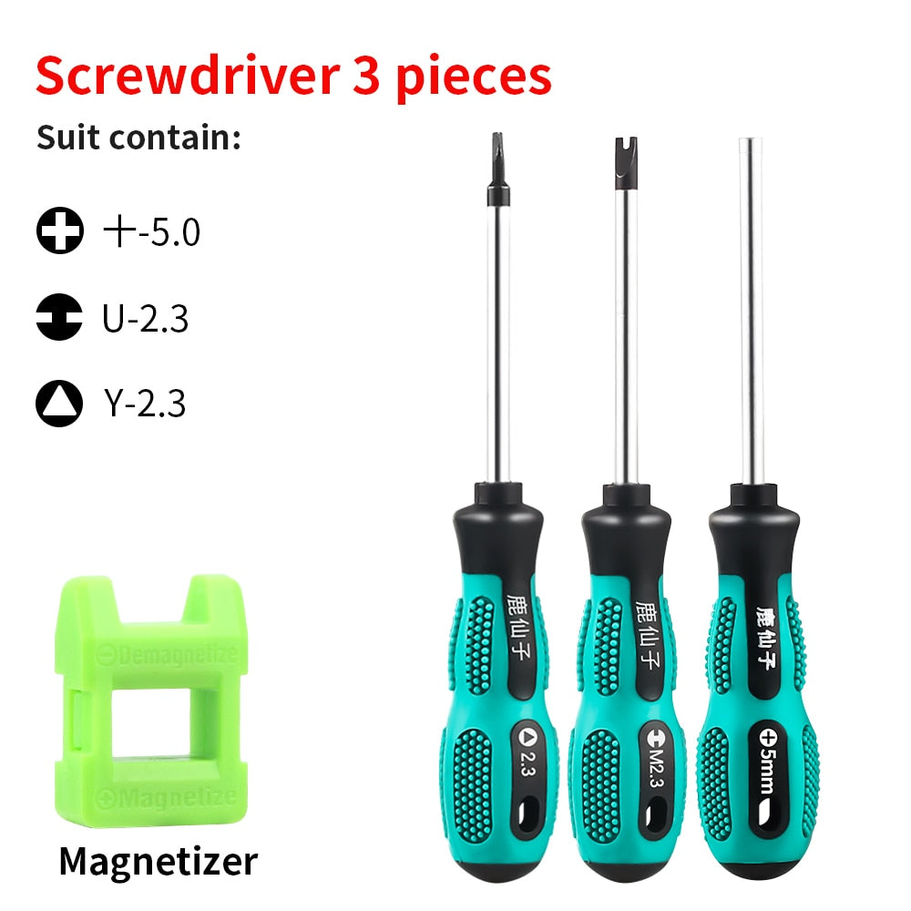 LUXIANZI Torx Screwdriver Set Hand Multi-tool Kit Magnetic Bit Insulated Handle Screw Driver Repair Tools For Home Manual