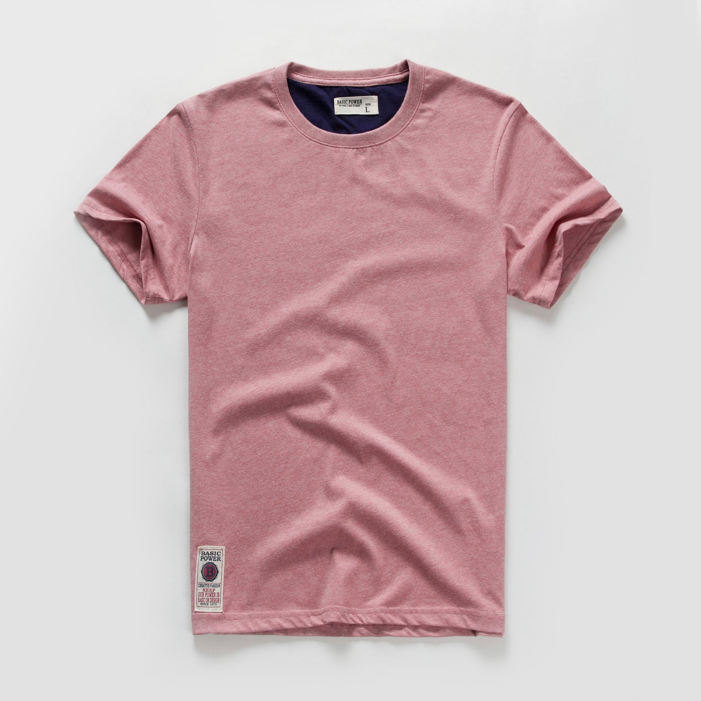 Men's T-shirt Cotton Solid Color t shirt Men Causal O-neck Basic Tshirt Male High Quality Classical Tops