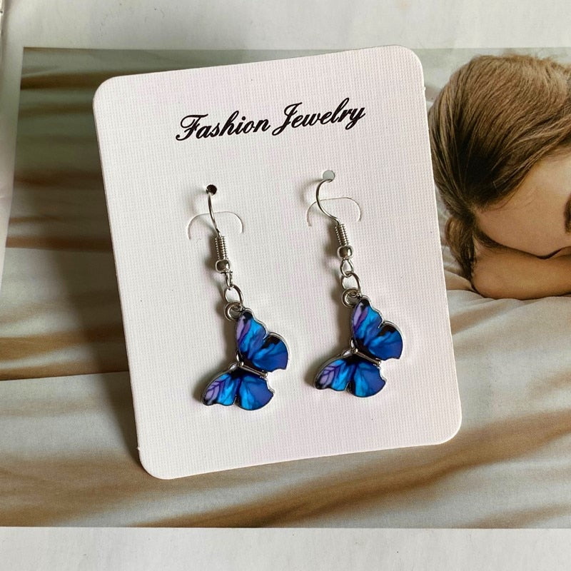Fashion Women Necklace Korea Style New Butterfly Pendant Necklace Gift For Girl Cute Lovely Neck Jewelry Wholesale Dropshipping