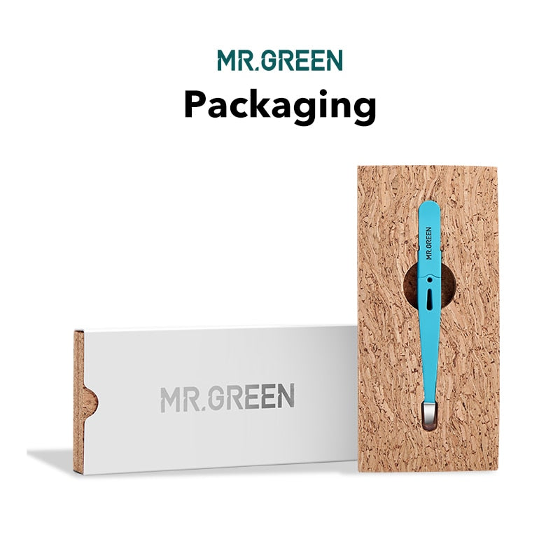 MR.GREEN Eyebrow Tweezer Colorful Hair Beauty Fine Hairs Puller Stainless Steel Slanted Eye Brow Clips Removal Makeup Tools