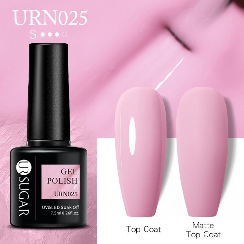 UR SUGAR 7.5ml Autumn Red Series Nail Gel Polish Gel Paint Nail Art Semi Permanent Nail Art Manicure Soak Off LED UV Nail Gel