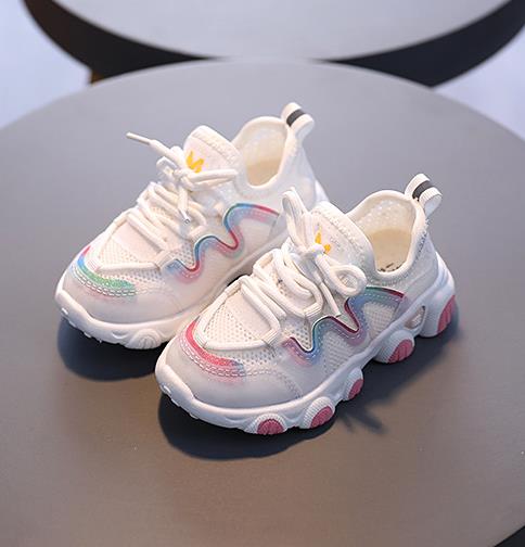 HaoChengJiaD Brand Kids Sneakers For Boy Girl New Spring Toddler Children's Baby White Casual Soft Flat Shoes Chaussure Enfant