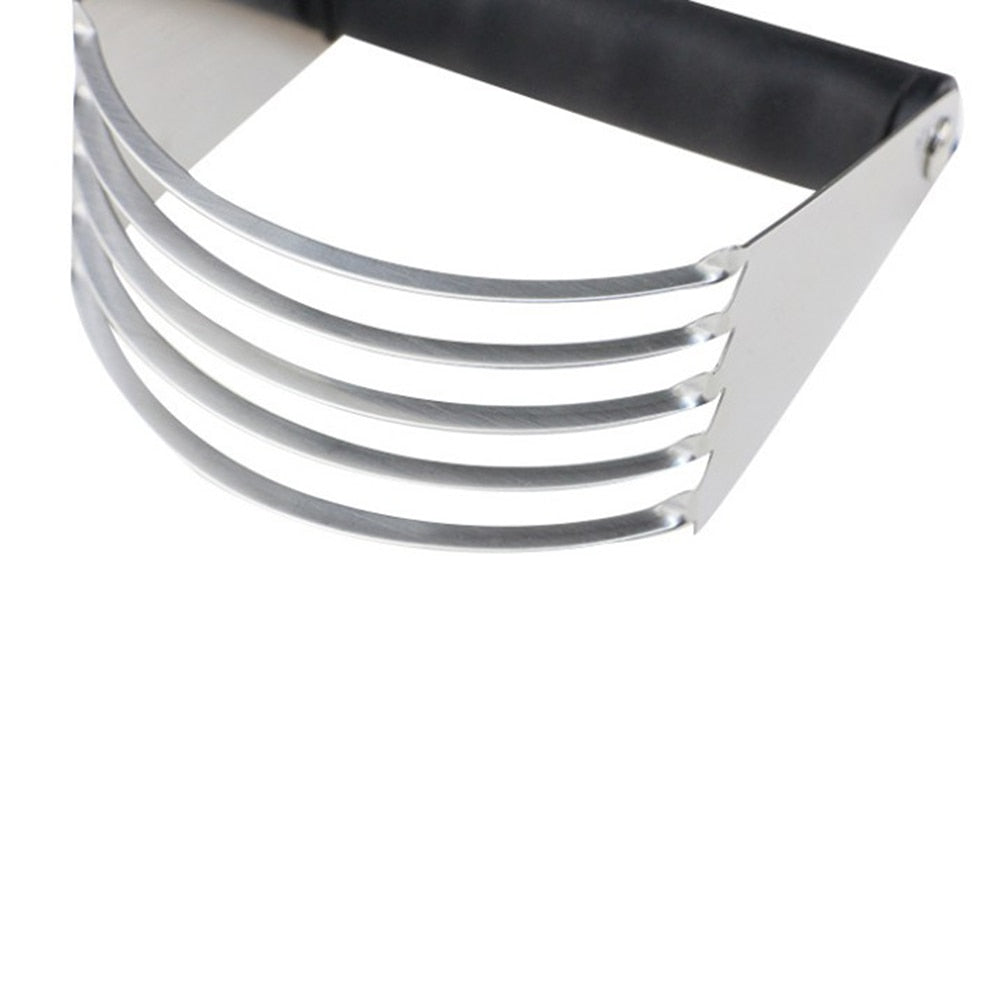 Stainless Steel Soft Grip Pastry Blender Dough Cutter Flour Mixer Cake Pie Kit