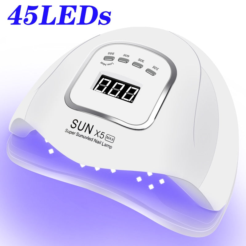 Powerful 66LEDs UV LED Lamp For Nails Gel Polish Drying Nail Lamp With Smart Sensor Manicure Machine Nail Art Salon Equipment