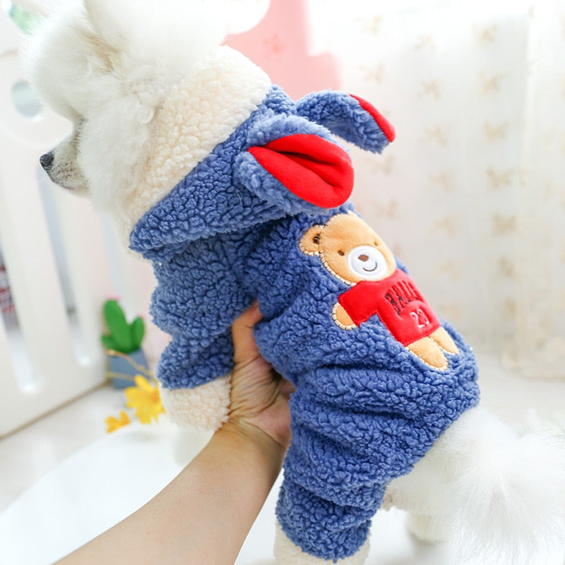 PETCIRCLE Dog Clothes Winter-Autumn Teddy Puppy Dog Bulldog Chihuahua Autumn Cat Clothes Pet Clothes Bear Big Change Coat