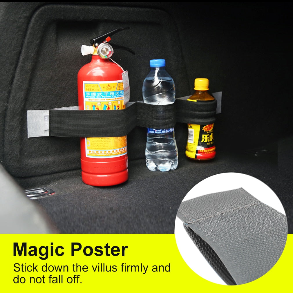 Car Trunk Organizer Fixing Belt Storage Bag Magic Tapes Auto Car Accessries Stowing Tidying Car-styling Car Organizers