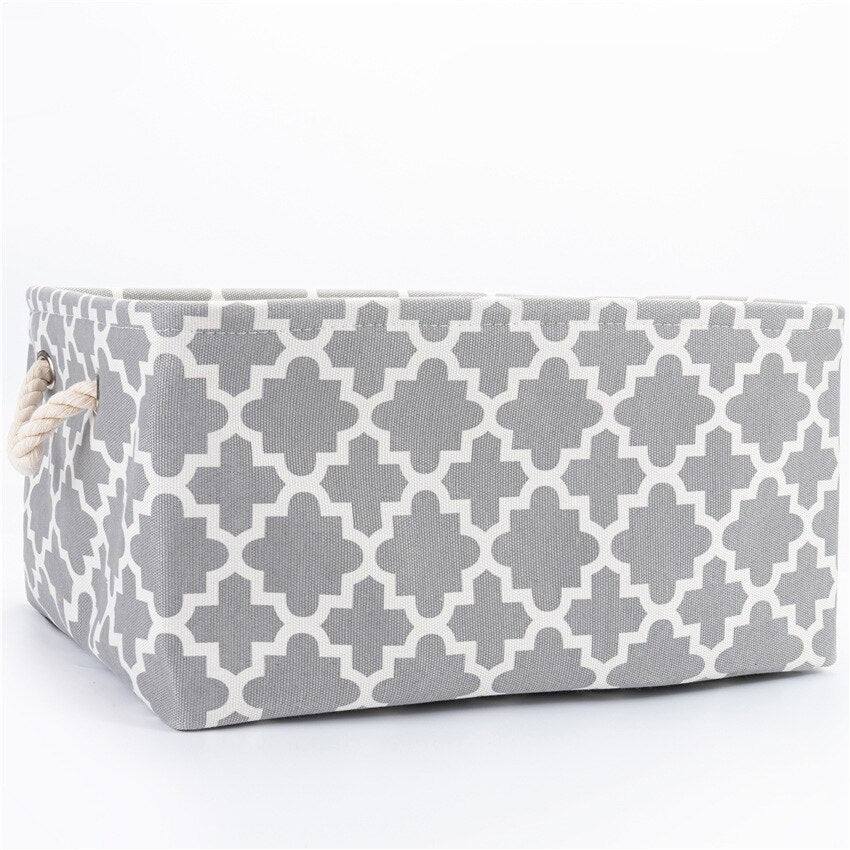 Home Supplies Free Shipping Folding Linen Organizer Box Baby Toys Socks Clothes Book Gadget House Office Laundry Basket Storage