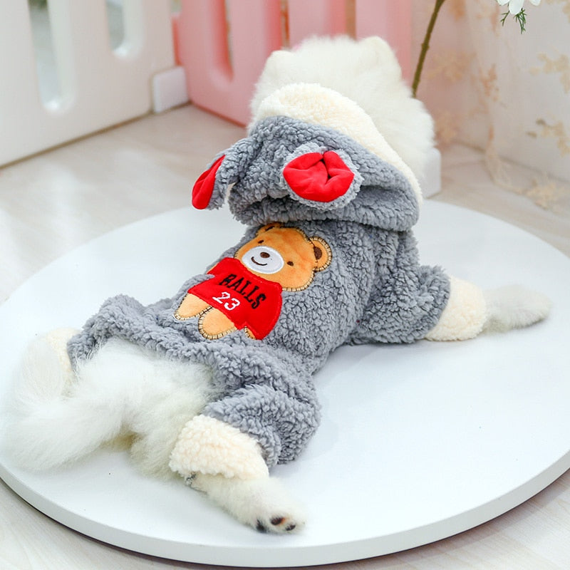 PETCIRCLE Dog Clothes Winter-Autumn Teddy Puppy Dog Bulldog Chihuahua Autumn Cat Clothes Pet Clothes Bear Big Change Coat