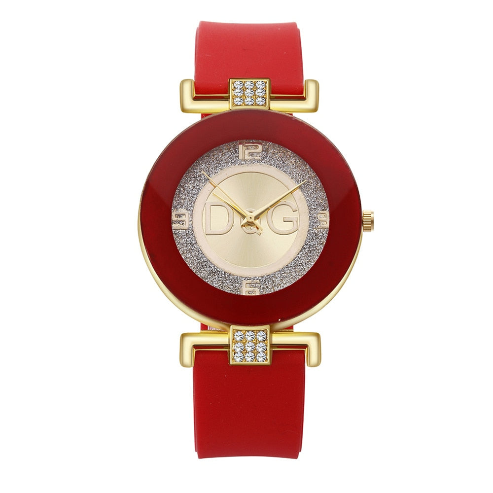 Simple Black White Quartz Watches Women Minimalist Design Silicone Strap Wristwatch Big Dial Women's Fashion Creative Watch 2022
