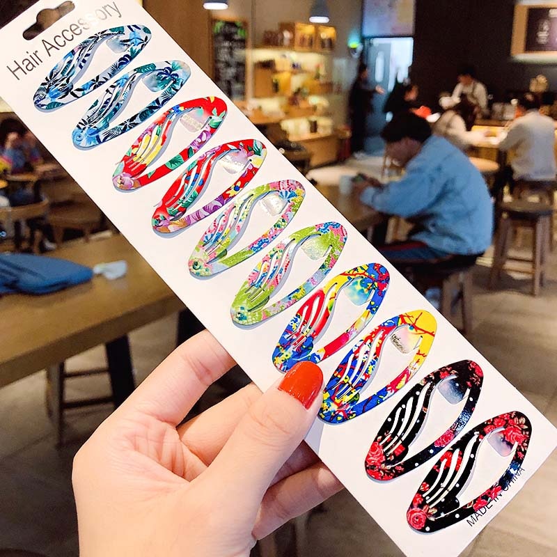 10/20/30/40 New Girls Cute Colorful Waterdrop Shape Hairpins Sweet Hair Clips Kids Barrettes Slid Clip Fashion Hair Accessories