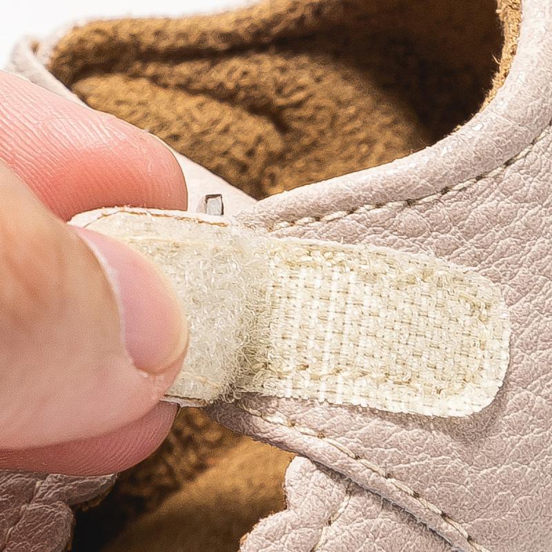 KIDSUN Newborn Baby Shoes Stripe PU Leather Boy Girl Shoes Toddler Rubber Sole Anti-slip First Walkers Infant Moccasins