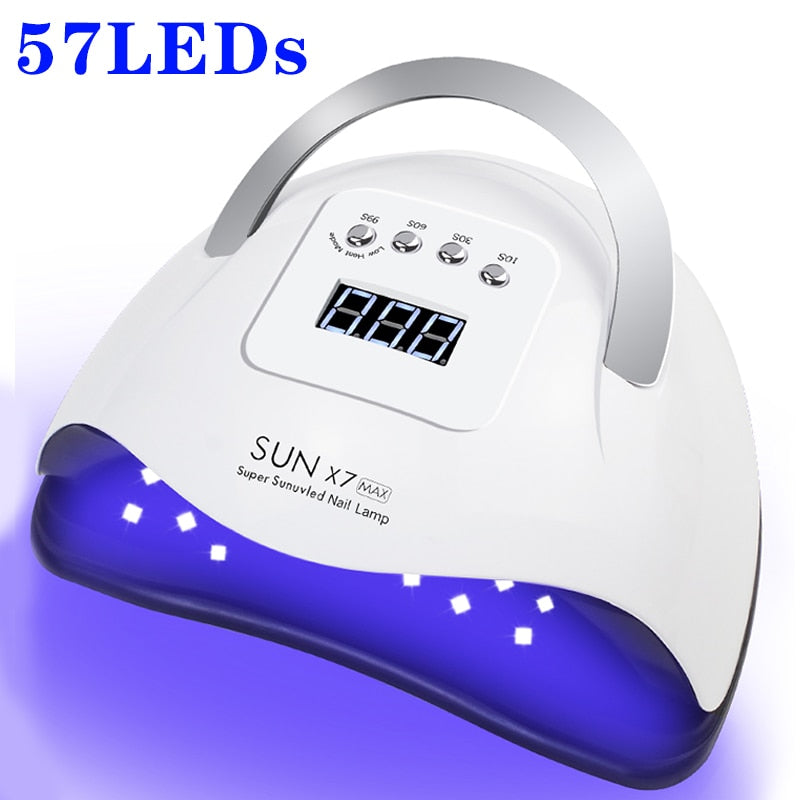 Powerful 66LEDs UV LED Lamp For Nails Gel Polish Drying Nail Lamp With Smart Sensor Manicure Machine Nail Art Salon Equipment
