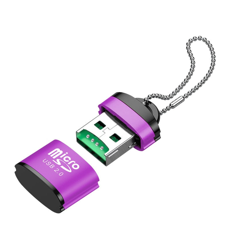 Mini High Speed USB 2.0 Card Reader TF Micro SD Memory Card Adapter For Computer Desktop Laptop Notebooks Phone Accessories