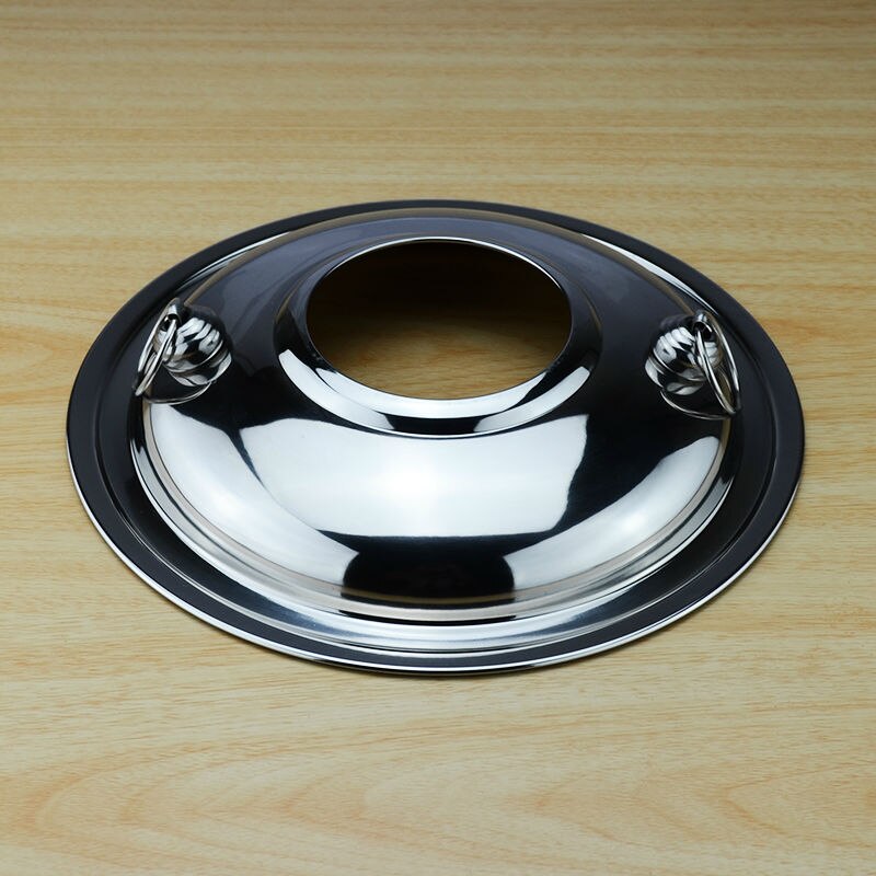 1.8 Liters High Quality Stainless Steel Hot Pot, Chinese Fondue Lamb Chinese Charcoal Hotpot Outdoor Cooker Picnic Cooker