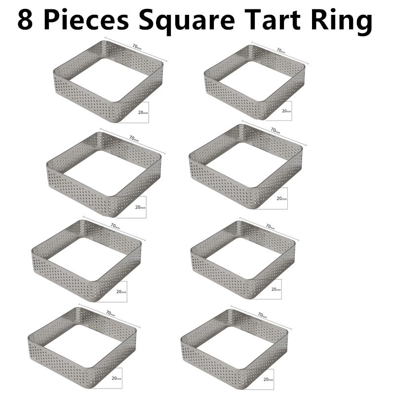 SHENHONG Round Tart Cake Mold For Baking Dessert Ring Art Mousse Silicone 3D Mould Silikonowe Moule Tartlet Pan Pastry Tools