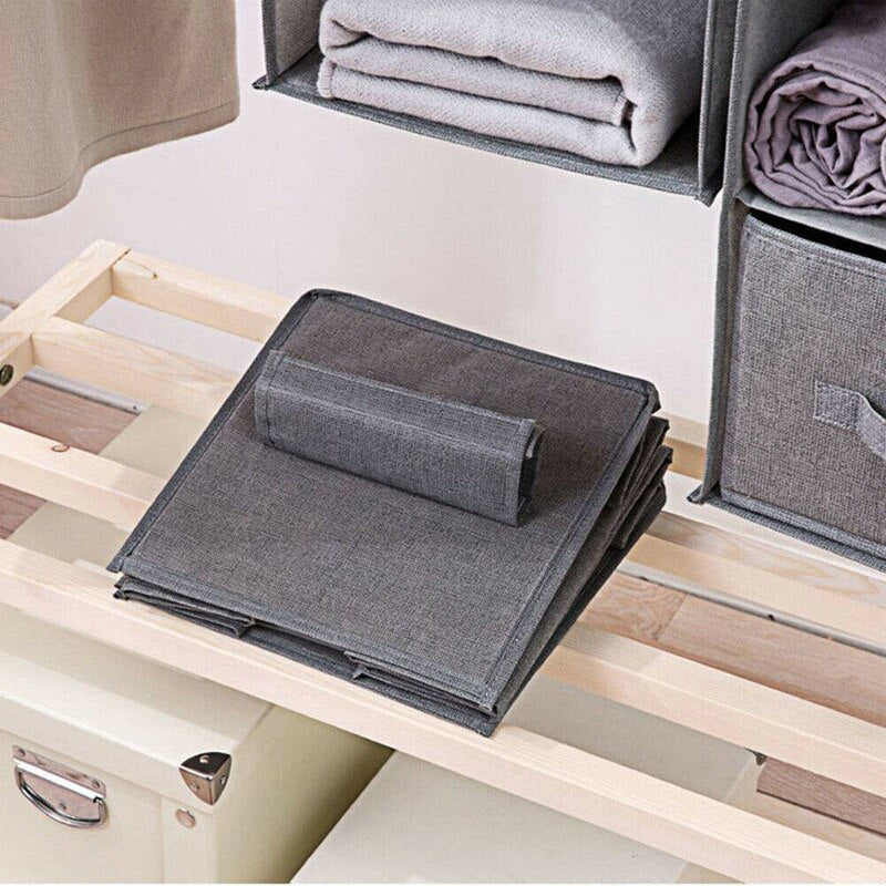 Cotton Closet Wardrobe Cabinet Organizer Hanging Pocket Drawer Clothes Storage Clothing Home Organization Drop Shipping