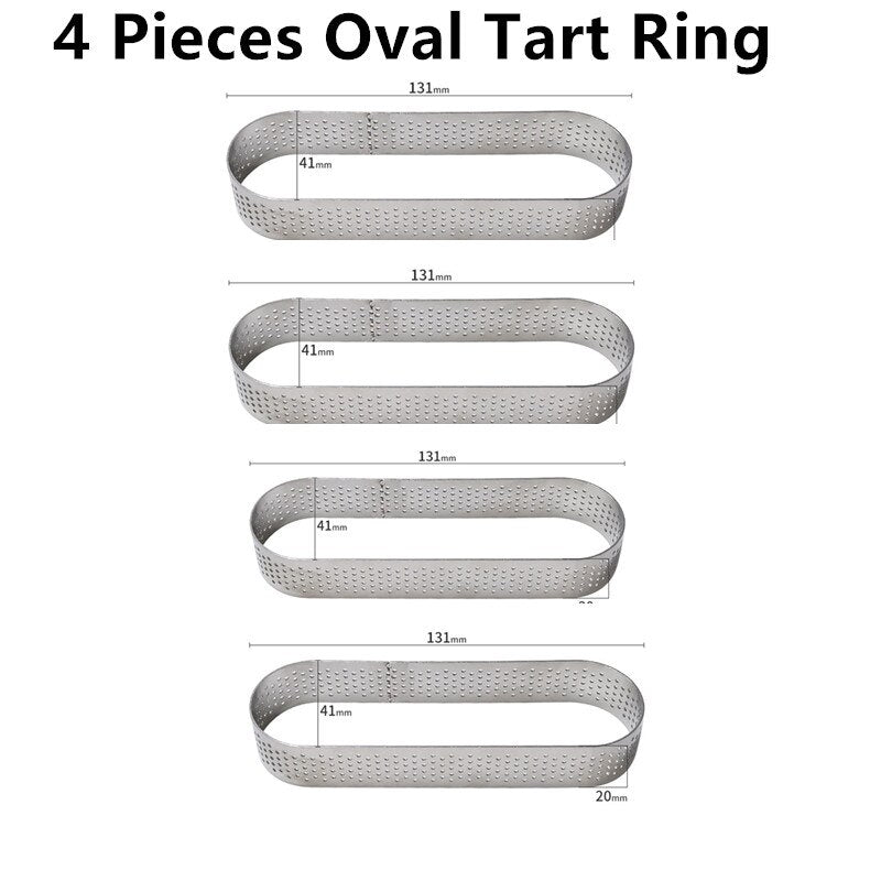 SHENHONG Round Tart Cake Mold For Baking Dessert Ring Art Mousse Silicone 3D Mould Silikonowe Moule Tartlet Pan Pastry Tools