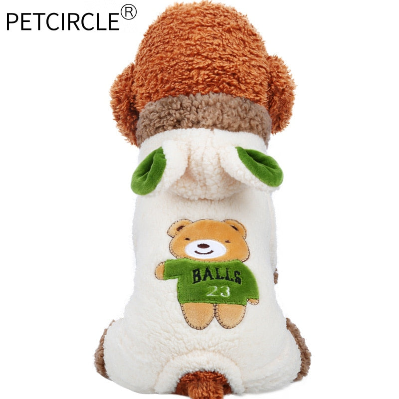 PETCIRCLE Dog Clothes Winter-Autumn Teddy Puppy Dog Bulldog Chihuahua Autumn Cat Clothes Pet Clothes Bear Big Change Coat