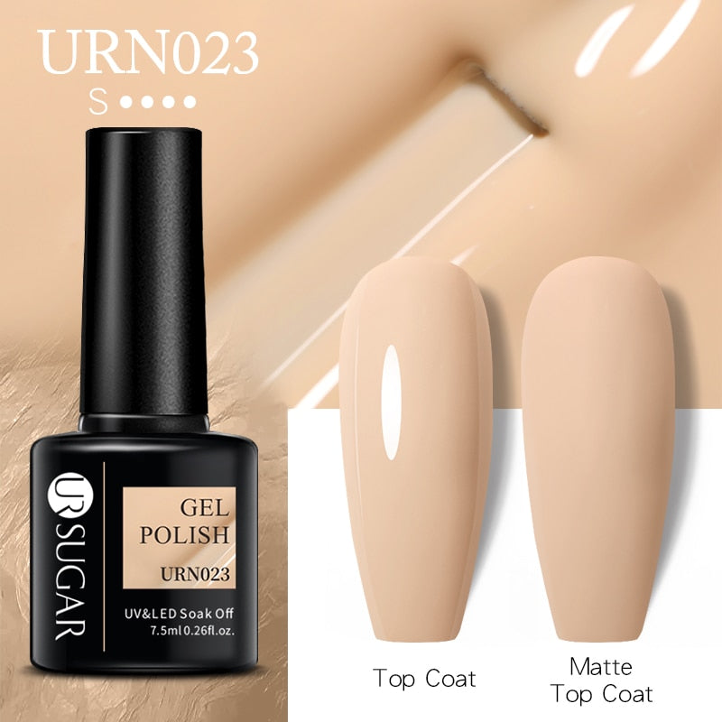 UR SUGAR 7.5ml Autumn Red Series Nail Gel Polish Gel Paint Nail Art Semi Permanent Nail Art Manicure Soak Off LED UV Nail Gel