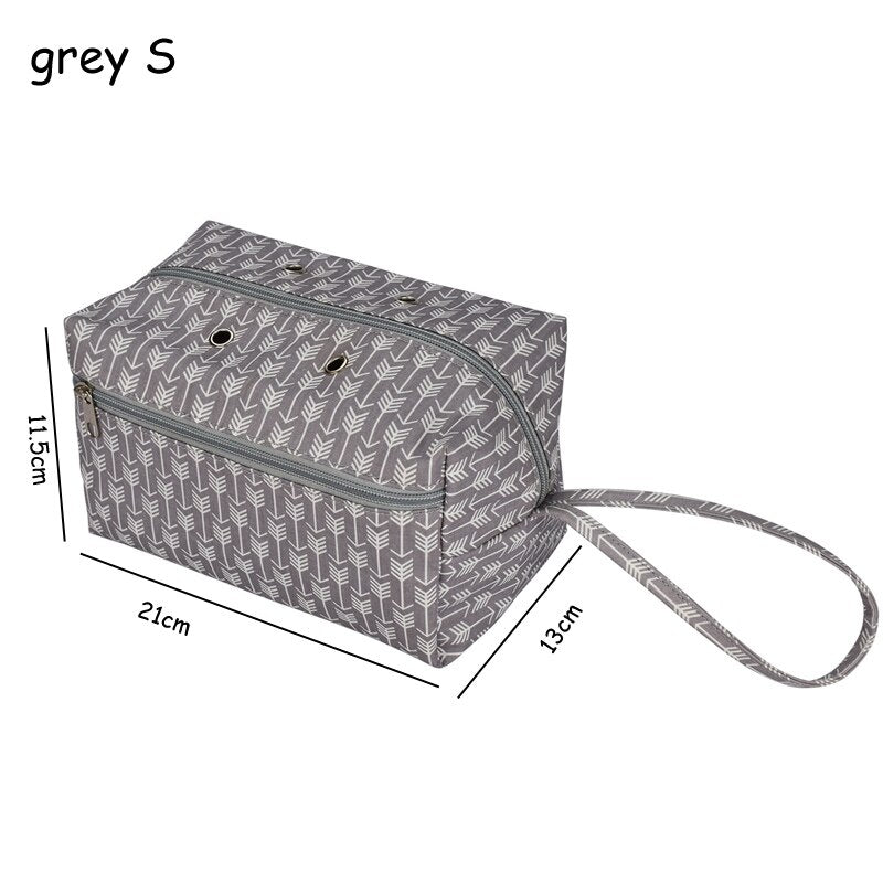 DIY Apparel Yarn Holder Tote Travel Home Daily With Divider Needlework Storage Portable Crocheting Knitting Organization S/L