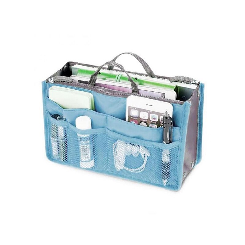 Geestock Women Handbags Organizer Storage Bags Nylon Travel Hand bag Phone Purse Totes Ladies Makeup Cosmetic Bag