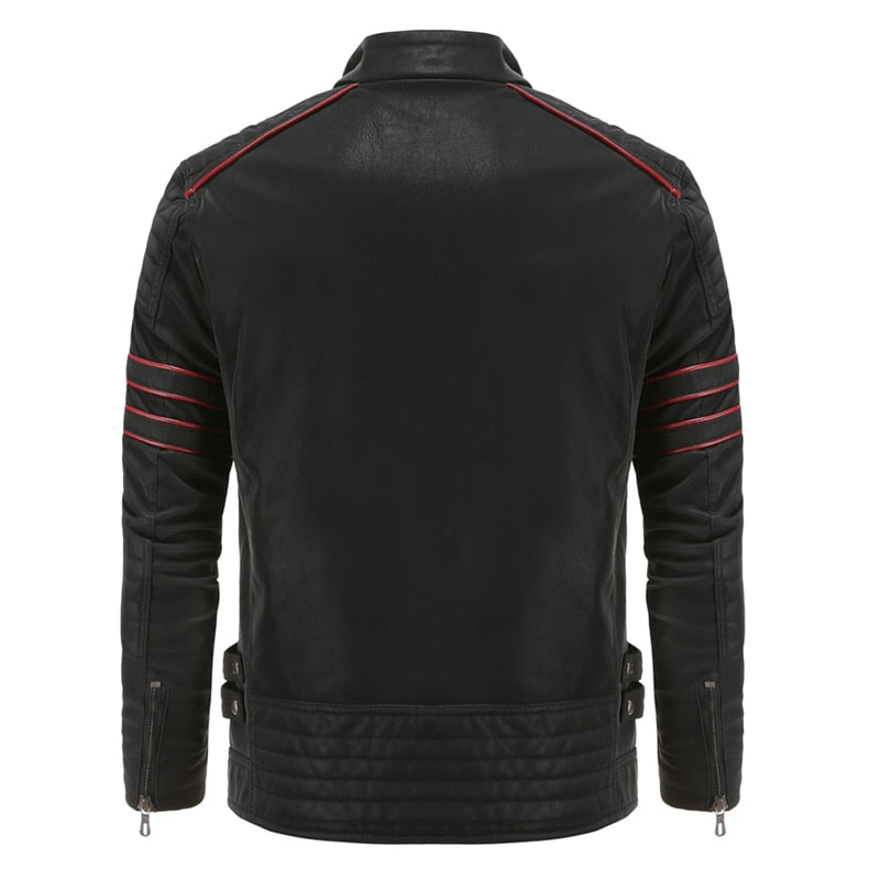 Mountainskin Men's Leather Jackets Autumn Winter Motorcycle PU Jacket Male Biker Leather Coats Mens Brand Clothing EU Size SA870