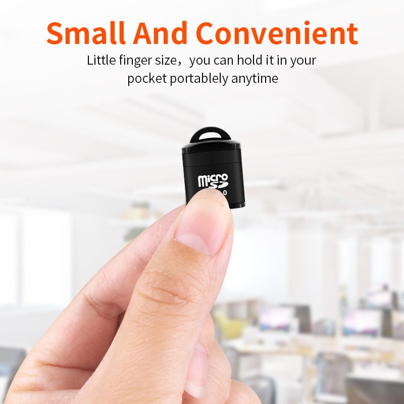 Mini High Speed USB 2.0 Card Reader TF Micro SD Memory Card Adapter For Computer Desktop Laptop Notebooks Phone Accessories