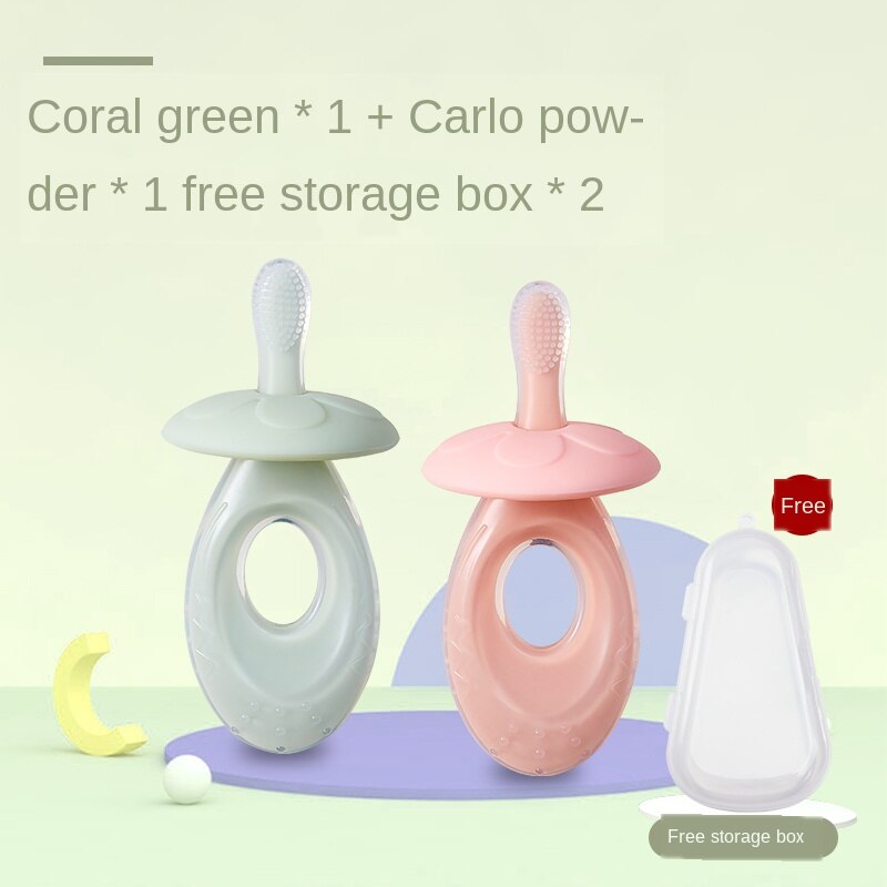 Kids Soft Silicone Training Toothbrush Newborn Baby Children Dental Oral Care Tooth Brush Tool Baby Kids Teething Teether