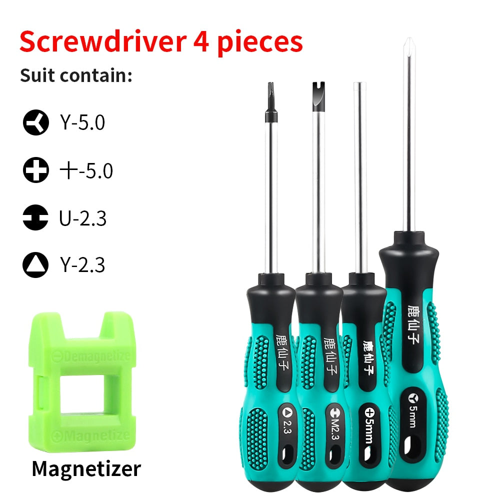 LUXIANZI Torx Screwdriver Set Hand Multi-tool Kit Magnetic Bit Insulated Handle Screw Driver Repair Tools For Home Manual