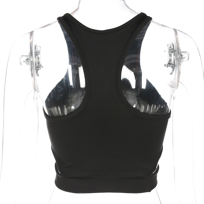 Sexy Women Sports Yoga Bra Female Top Hollow Out Sleeveless Fitness Gym Running Vest Tank Crop Tops Active Wear Brassiere