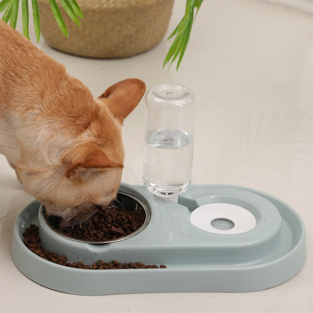 HOOPET Automatic Feeding Bowl For Cat Pet Water Feeder Kitten Drinking Fountain Food Dish Pet Goods Save Food Dog Bowl Suppliers