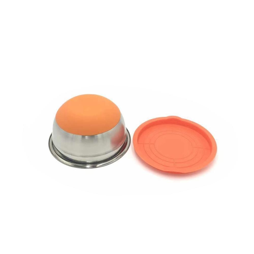 Colorful 304 Stainless Steel Salad Bowl With Lid Non-slip Silicone Bottom Kitchen Egg Mixing Bowls Set For Cooking Baking