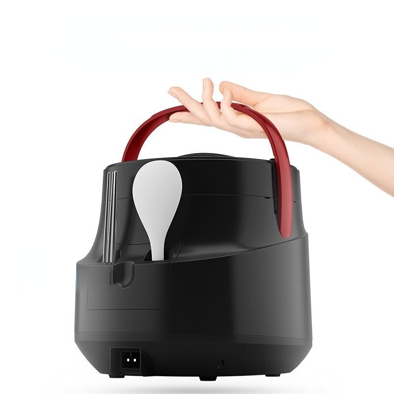 Electric Mini Rice Cooker MultiCooker Portable Car Rice Cooker 12V 24V Cooking Machine For Car and Truck English Menu