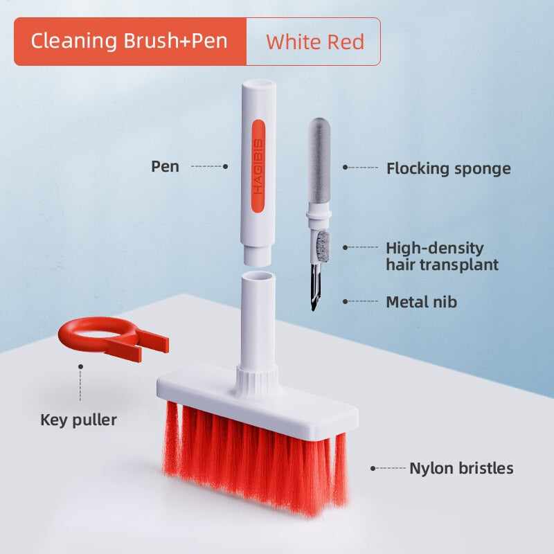 Hagibis Keyboard Cleaning Brush Computer Earphone Cleaning tools Keyboard Cleaner keycap Puller kit for PC Airpods Pro 1 2