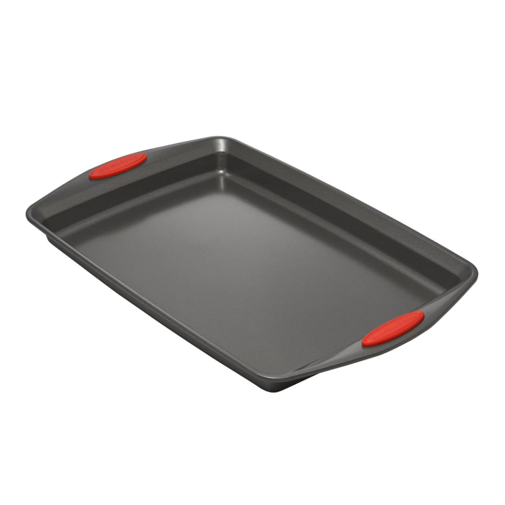 Abdo 5-Piece Yum-o! Nonstick Bakeware Baking Pans Set, Gray and Marine Blue ,kitchen Accessories, Cake Mold