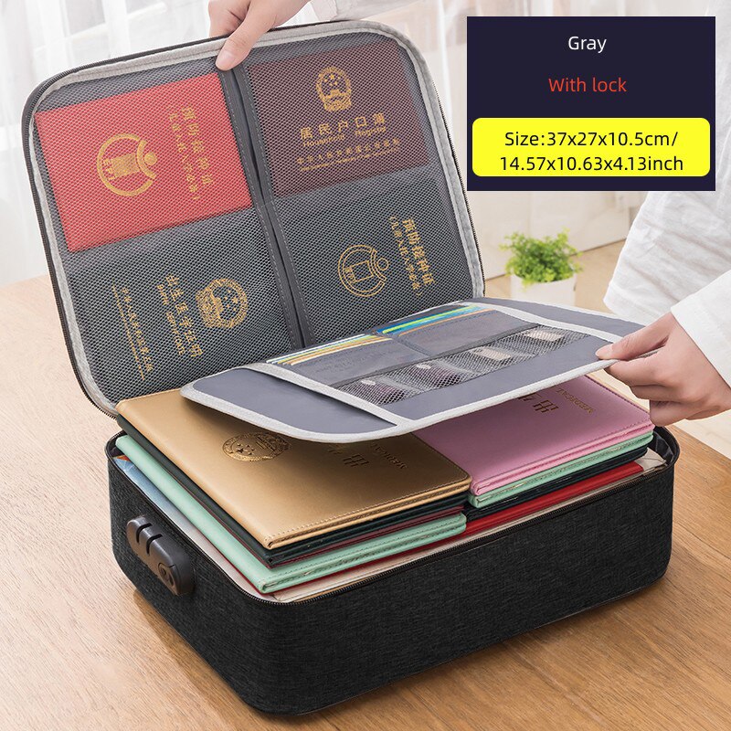 Document Storage Bag Organizer File Boxes Bins Basket Drawer Container Home Office Storage Organization Accessories Supplies
