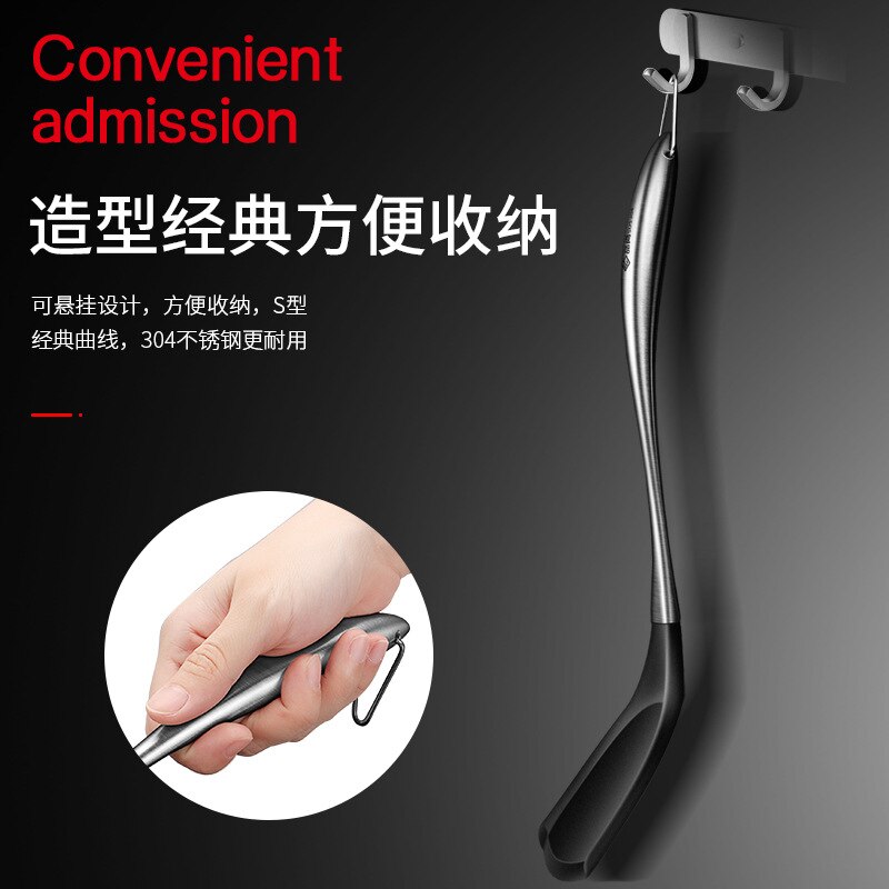 304 Stainless Steel Silicone Cooking Utensil Set Kitchen Novel Kitchen Accessories Extended Non-stick Pan Spatula Frying Spatula