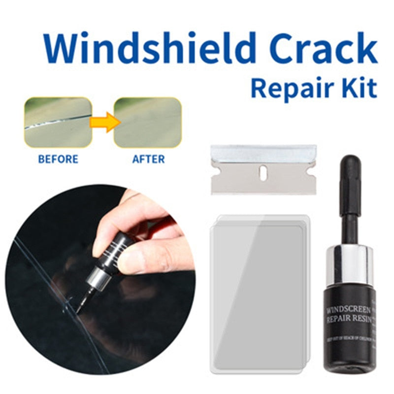 Windshield Repair Auto Glass Repairing Fluid Car Window Scratch Renovate Fixing Window Repair Tool Kit