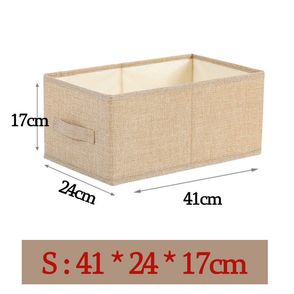 Style Foldable with Lid Clothes Storage Box Home Clothes Storage Bin Folding Storage Cabinet Kids Toys Fabric Organizer