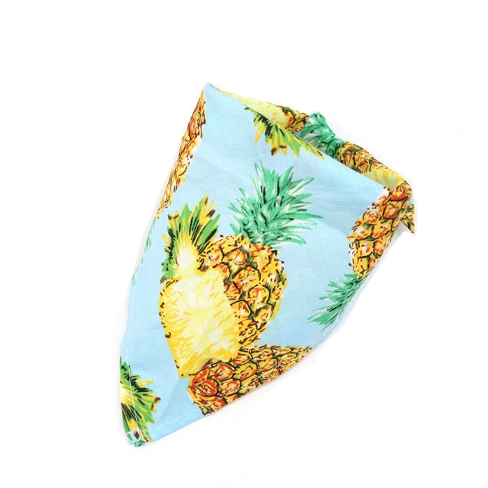 1 Pcs Dog Bandana Summer Dog Acccessories Fruit Printting Bandanas Scarf Small Dog Cat Puppy Bandanas/Bibs Pet Accessories S/M