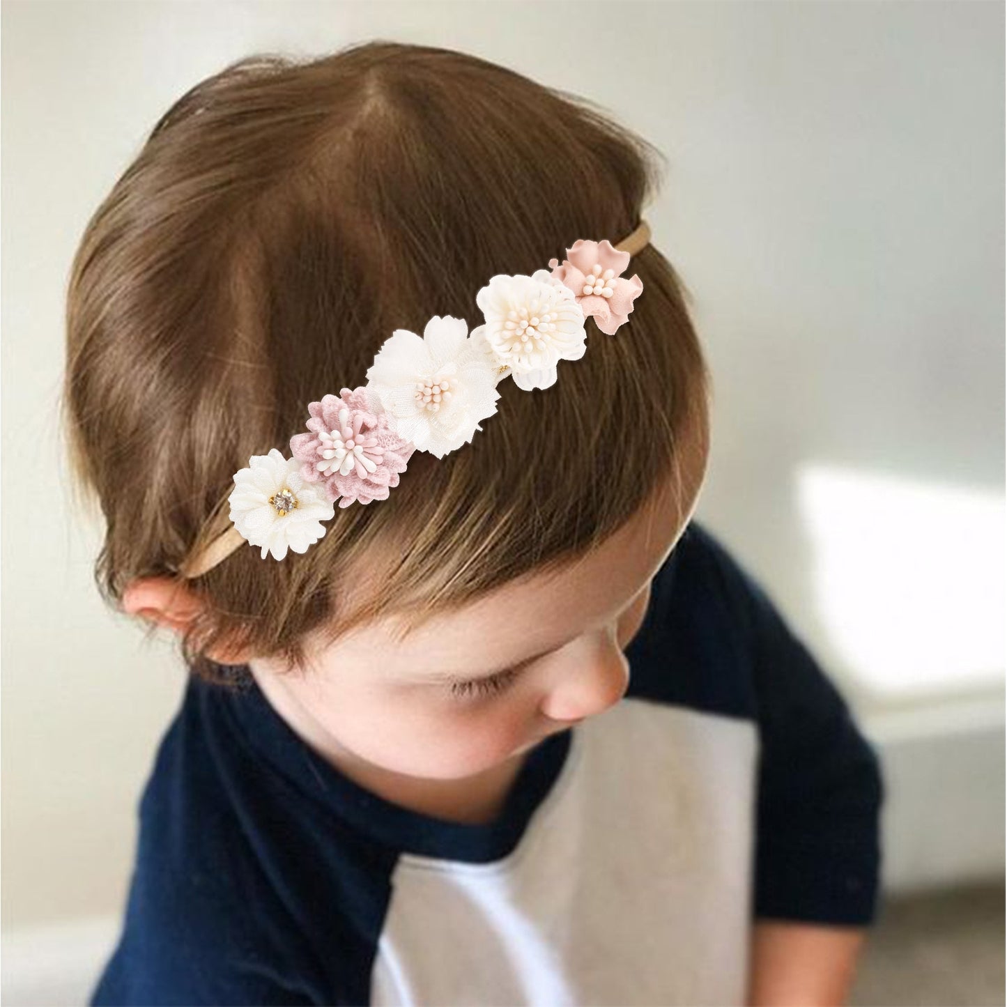Baby Girl Headband Cute Baby Elastic Hair Band Newborn Head Flower Toddler Headband Headwear Kids Accessories