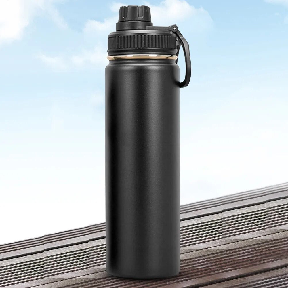 Thermo Bottle Sport Thermal Insulation Cup Travel Water Bottle Vacuum Flask 304 Stainless Steel Portable Insulation Coffee Cup