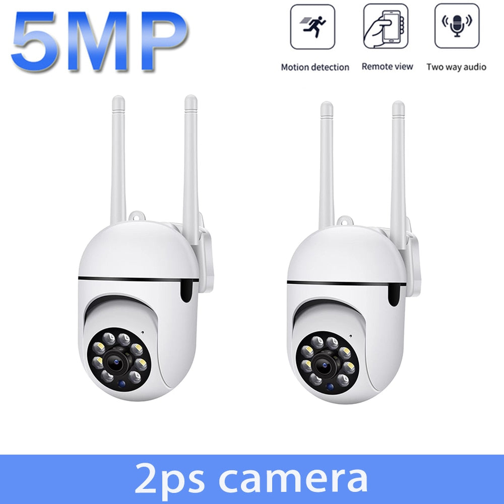 5G WiFi Surveillance Cameras 5MP IP Camera HD 1080P IR Full Color Night Vision Security Protection Motion CCTV Outdoor Camera