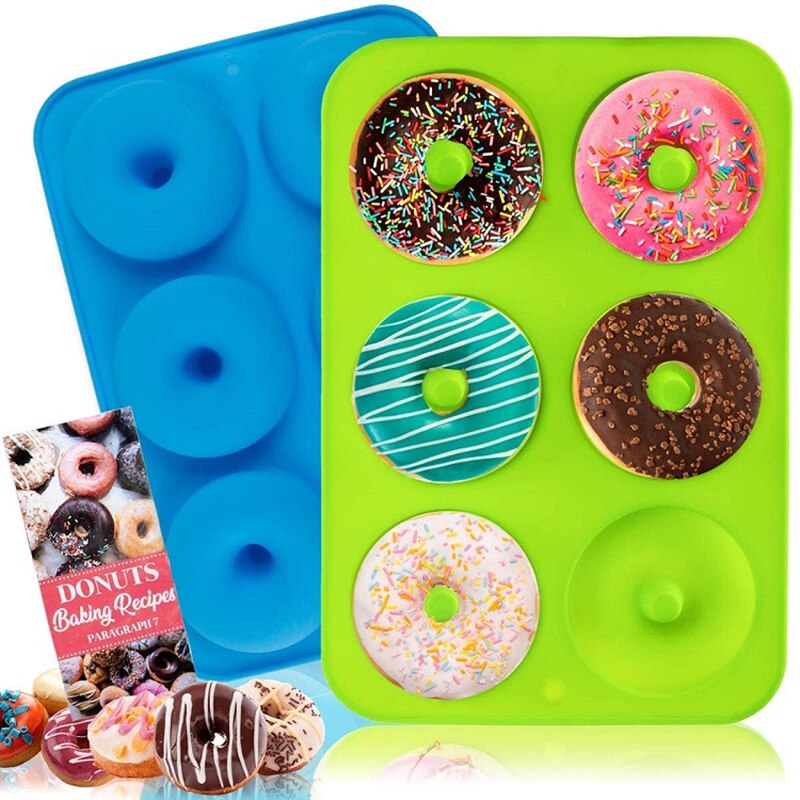 Silicone Donut Mold Baking Pan For Pastry Chocolate Mold DIY Baking Tray Doughnut Dessert Making Tools Cake Molds Silicon Pastry