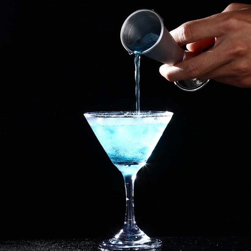 30ml/60ml Cocktail Bar Jigger Double wine measuring cup Bartender measuring cup Ounce measuring cup With graduated cup