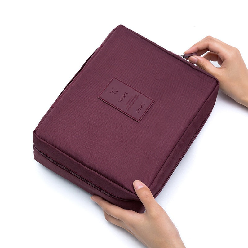 Outdoor Girl Cosmetic Bag Makeup Bag Women Toiletries Organizer Waterproof Storage for Cosametics Fashion Make up Pouch Case