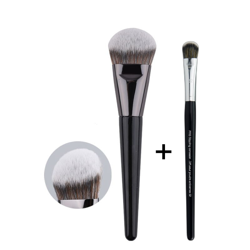 LOYBJ Professional Foundation Brush 47 Broom Head Liquid Foundation Shadow Repairing Brushes Women Face Base Makeup Beauty Tools