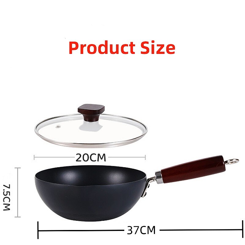 Japanese Iron Non Stick Cooking Pot Gas & Induction Stoves Available Small Honeycomb Bottom Milk Pan with Glass Lid Cookware Set
