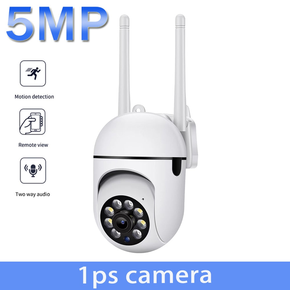 5G WiFi Surveillance Cameras 5MP IP Camera HD 1080P IR Full Color Night Vision Security Protection Motion CCTV Outdoor Camera